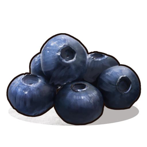 Magic Rust blueberries